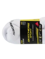 Skechers 6ks Pánské bavlněné ponožky S117809-WHT White 41-46