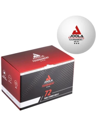 JOOLA TURNAJOVÉ MÍČKY NA STOLNÍ TENIS 3 HVĚZDY 72KS BÍLÉ