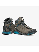 Trekové boty Scarpa ZG Trek GTX – titanová/jezerově modrá, velikost: 46 Trekové boty Scarpa ZG Trek GTX – titanová/jezerově modrá, velikost: 46