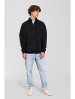 Fruit of the Loom Iconic Premium Sweat Jacket Mikina z těžké bavlny 16.2290 black