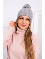 Fleecová čepice Waleria K307 tmavě šedá Fleecová čepice Waleria K307 tmavě šedá