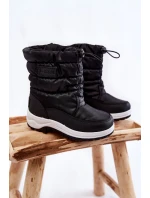 Dětské Sněhule On Slider Big Star KK374235 Černe Dětské Sněhule On Slider Big Star KK374235 Černe