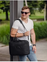 Pánská taška na notebook Vuch Mailo Black