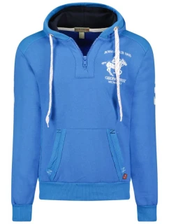 Mikina Geographical Norway Folton EO 100 M WW4783H/GNO-Royal Blue pánské