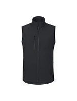 Pánská softshellová vesta Trail (ebenově šedá)
