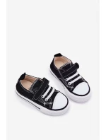 Dětské Tenisky Na Suchý Zip Černé Obidana