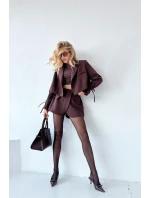 Lakované lodičky na jehlovém podpatku s mašličkou čokoládové Olvena Lakované lodičky na jehlovém podpatku s mašličkou čokoládové Olvena