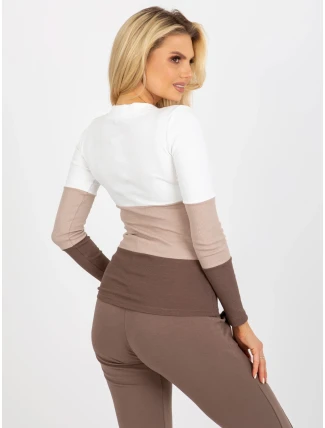 Halenka RV BZ 8431.31X bílo-hnědá