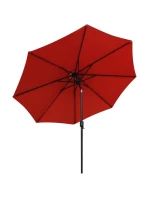 ZAHRADNÍ SLUNEČNÍK S LED OSVĚTLENÍM 300CM COCCORA