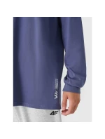 Pánské tričko oversize s potiskem a dlouhým rukávem 4F 4FRAW24TLONM507-32S