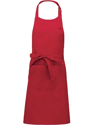 Kariban K 890 Zástěra s laclem "Sommelier" 20.K890 red Kariban K 890 Zástěra s laclem "Sommelier" 20.K890 red