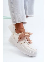 Dámské tenisky na platformě bílé Tessama