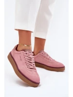 Semišové Dámské Tenisky Daniel Lopez SS2D4010 Růžové
