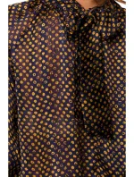 S235 Chiiffonová halenka se zavazováním na zádech - model 3 S235 Chiiffonová halenka se zavazováním na zádech - model 3