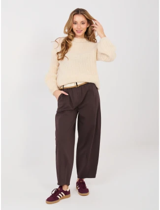 Kalhoty IT SP FL10125.78 tmavě hnědé Kalhoty IT SP FL10125.78 tmavě hnědé