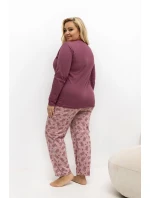 ~Piżama Plus Size model 221191 Forever Pink