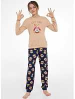 Piżama Cornette Young Girl 592/204 Gift Time dł/r Christmas 134-164 Piżama Cornette Young Girl 592/204 Gift Time dł/r Christmas 134-164