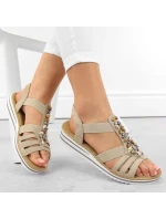 Pohodlné sandály Rieker W RKR680 beige Pohodlné sandály Rieker W RKR680 beige