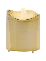 SADA 4 ČAJOVÝCH SVÍČEK VEDENÝCH ZLATOU BARVOU SADA 4 ČAJOVÝCH SVÍČEK VEDENÝCH ZLATOU BARVOU