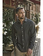 Tee Jays TJ 4004 Denim košile s dlouhým rukávem 18.4004 black denim Tee Jays TJ 4004 Denim košile s dlouhým rukávem 18.4004 black denim