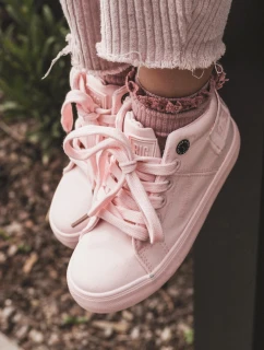 Dětské klasické vysoké tenisky Big Star LL374003 růžové