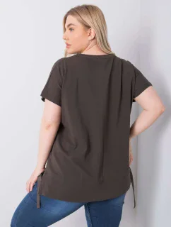 Halenka RV BZ 6434.28P tmavá khaki