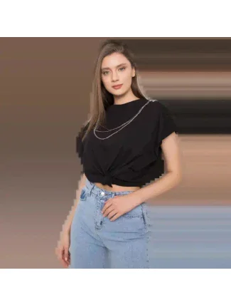 Dámské tričko s náhrdelníkem 4170.84 - RUE PARIS Dámské tričko s náhrdelníkem 4170.84 - RUE PARIS