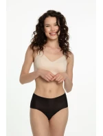 Dámské bezešvé kalhotky Mousse Maxi černé - Julimex