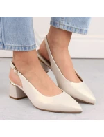 Sergio Leone W SK439B perleťové elegantní plné sandály