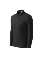 Pánské polo triko Pique Polo LS M MLI-22194 Tmavě šedá - Malfini