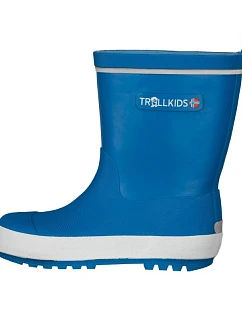 Trollkids Kids Lysefjord Rubber Boots glow blue (471-168) chlapecké/dívčí gumáky