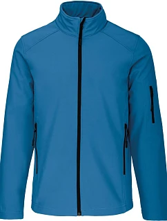 Kariban K 401 Pánská 3-vrstvá softshellová bunda 20.K401 aqua blue