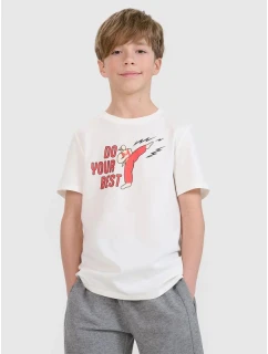 Chlapecké tričko s potiskem 4F 4FJRSS25TTSHM2643-11S