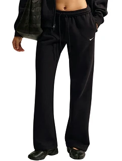 Dámské kalhoty Nike Studio Fleece Medium Weight, černé, IM8078 001
