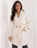 Kabát IT EN A9589.58 ecru Kabát IT EN A9589.58 ecru