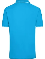 Daiber JN 986 Pánské piqué polo 02.0986 turquoise/white Daiber JN 986 Pánské piqué polo 02.0986 turquoise/white