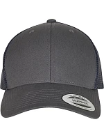 Flexfit 6606/6606T 6 panelová vintage kšiltovka "Trucker" 55.6606 charcoal/navy Flexfit 6606/6606T 6 panelová vintage kšiltovka "Trucker" 55.6606 charcoal/navy