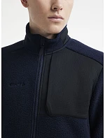Craft Corporate ADV Pile Fleece Jacket M Pánská fleecová bunda Sherpa 81.2220 ecru/black