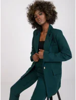 Dámská bunda DHJ MA 15556 tmavě zelená