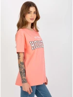 Dámské tričko EM TS 527 1.26X broskvová - FPrice Dámské tričko EM TS 527 1.26X broskvová - FPrice