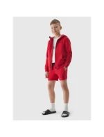 Chlapecká mikina na zip s kapucí 4F Junior