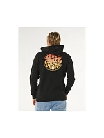 Pánská mikina RIP CURL Wettie Passage Icon Zip Thru, černá Pánská mikina RIP CURL Wettie Passage Icon Zip Thru, černá