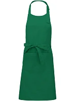 Kariban K 885 Zástěra s laclem 20.K885 kelly green Kariban K 885 Zástěra s laclem 20.K885 kelly green