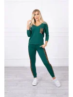 Sada s leopardím potiskem zelená Sada s leopardím potiskem zelená