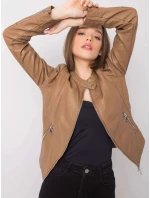 Dámská krátká bunda NM DE KR HX 2838.95P Hnědá velbloud - FPrice Dámská krátká bunda NM DE KR HX 2838.95P Hnědá velbloud - FPrice