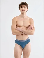 Pánské slipy sloggi men Start Midi C2P box modré Sea Blue Light Combination - SLOGGI