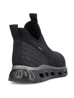 Rieker W RKR616 černá nazouvací pohodlná kotníková obuv