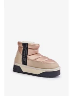 Nízké sněhule na silné podrážce D.Franklin Béžové