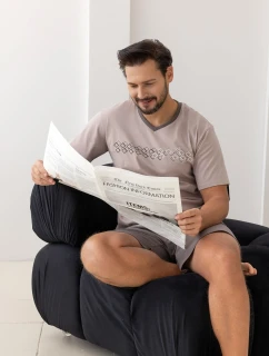 Pyžamo Regina 503 v plné délce 2XL-3XL W26 pánské