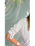 Košile Key LND 879 A26 dlouhá/r 2XL-3XL rozepínací